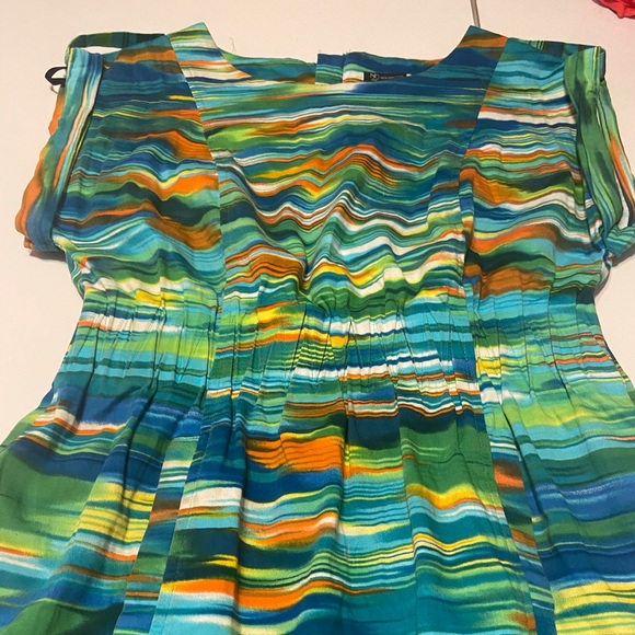 New Directions Art Colorful Dress With Pockets 6 - Picture 2 of 6